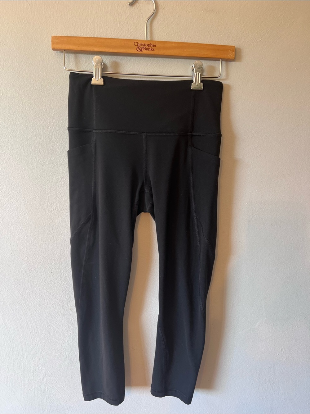 Athleta Black High-Rise Performance Leggings with Pockets